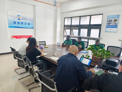 Deeply cultivating overseas and gathering strength for win-win cooperation | Nigerian customers visit Xi'an Alpha for inspection and negotiation, deepening overseas strategic cooperation